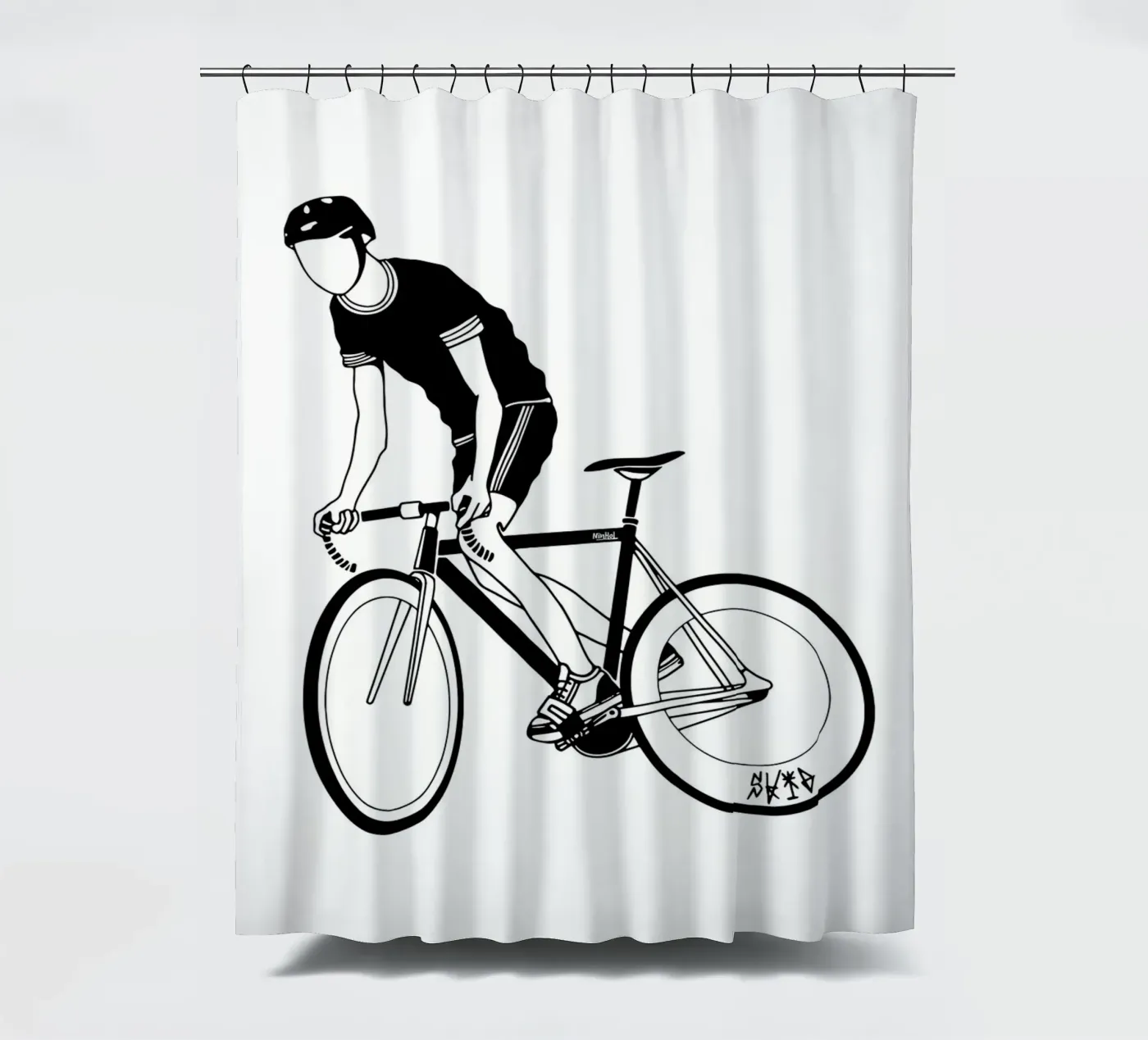 Kufe Duschvorhang von Albert S Jacob