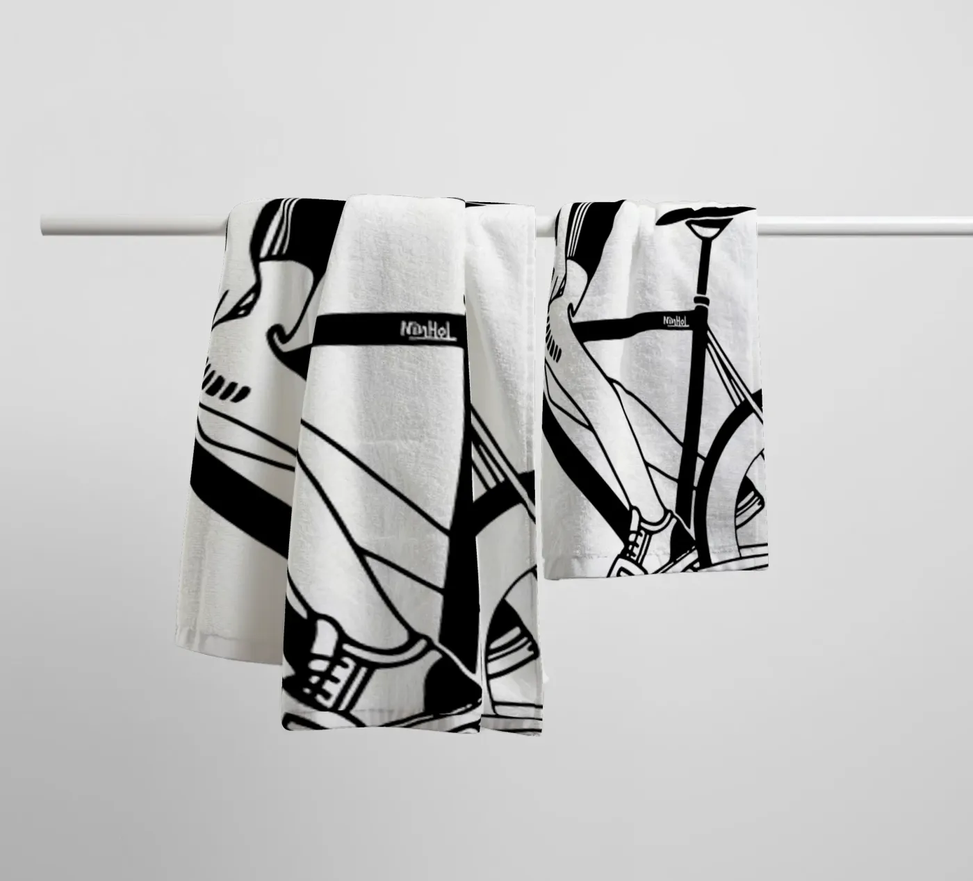 Skid badhanddoek van Albert S Jacob