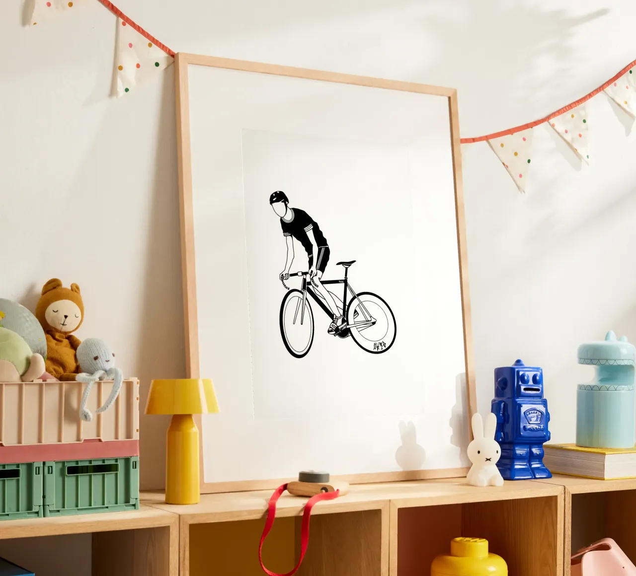 Pattino poster con telaio in alluminio da Albert S Jacob