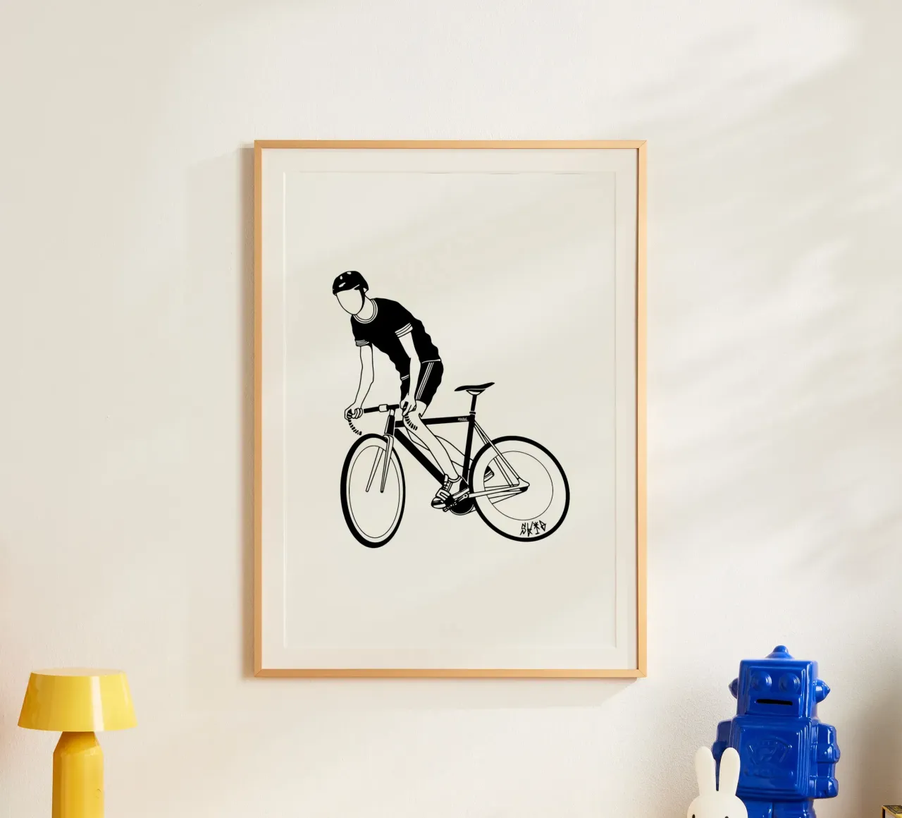 Pattino poster con telaio in alluminio da Albert S Jacob