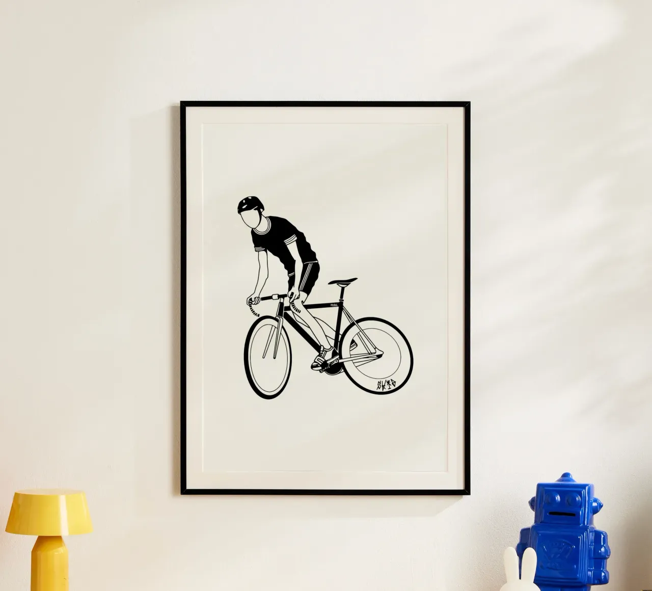 Pattino poster con telaio in alluminio da Albert S Jacob