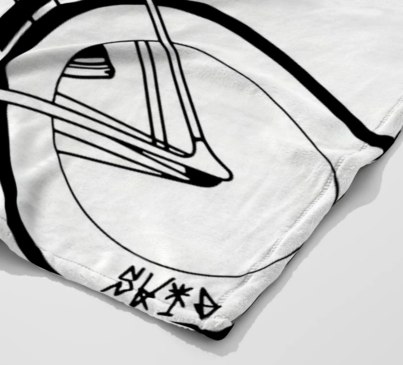 Skid fleece blanket by Albert S Jacob