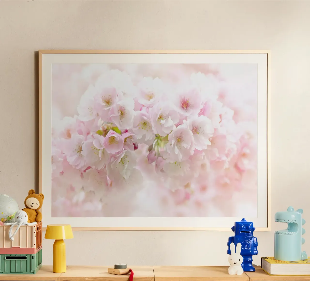 Spring Blossom - Jacky Parker poster con telaio in legno da Pictufy