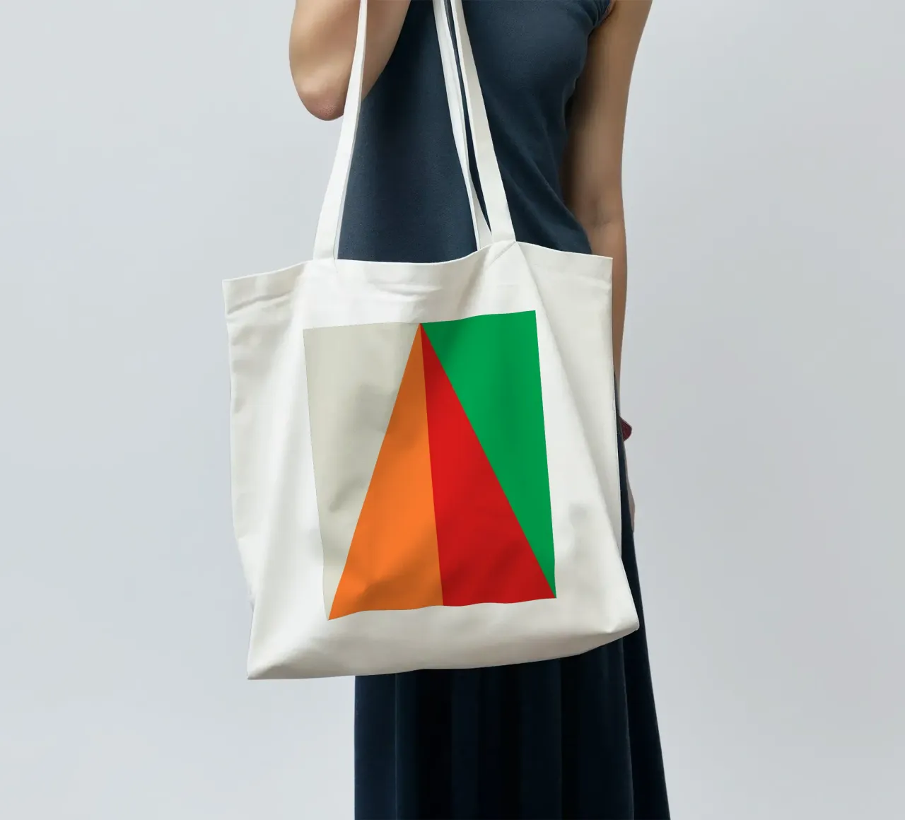 Triangular Essence borsa in juta da galihstudio