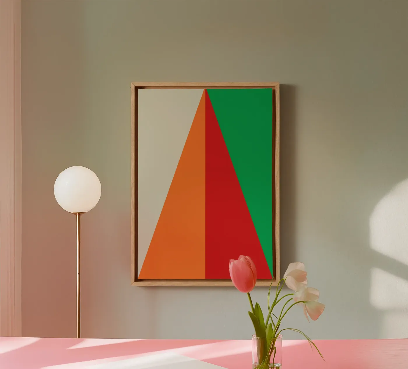 Triangular Essence canvas van galihstudio