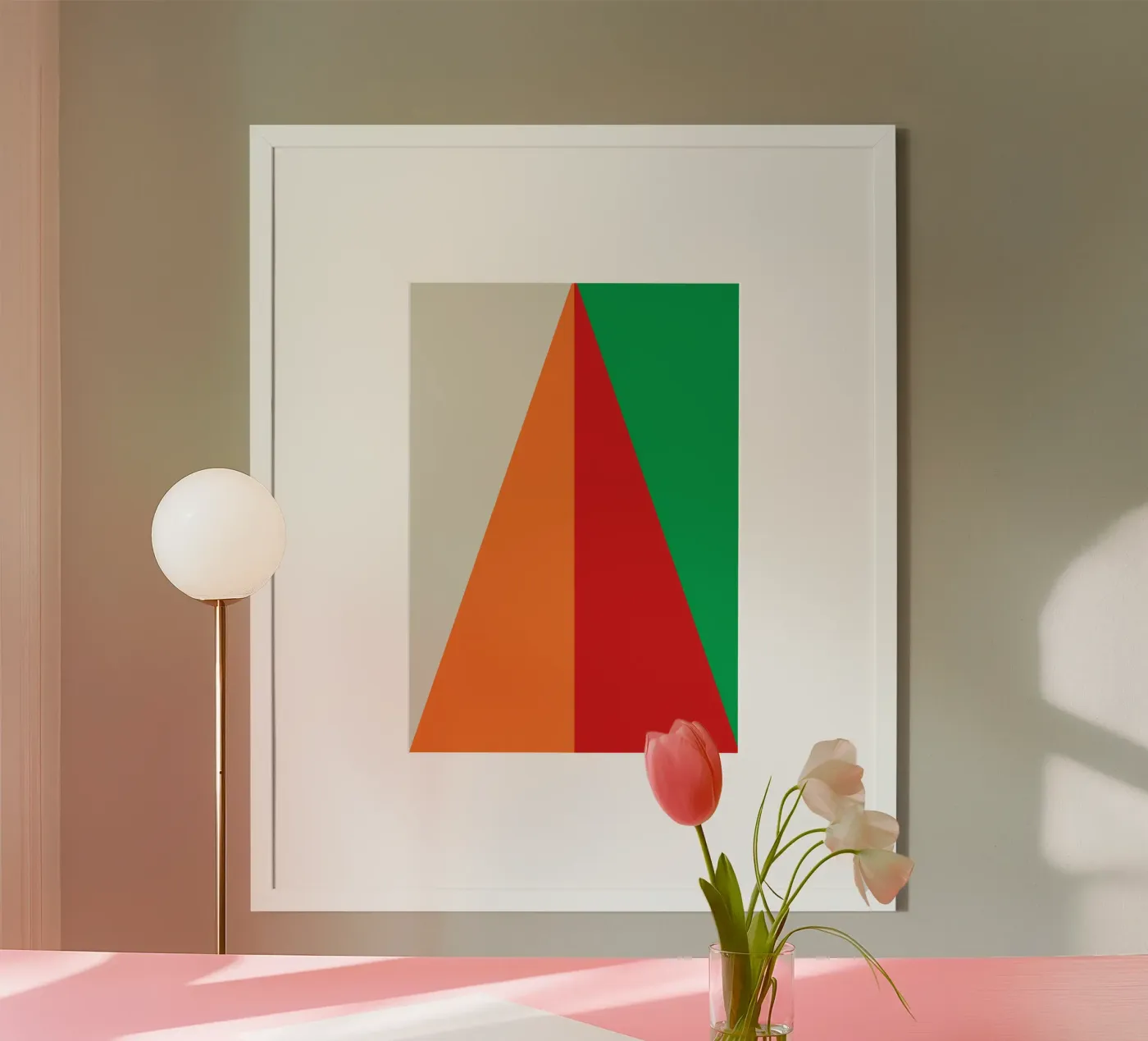 Triangular Essence poster van galihstudio