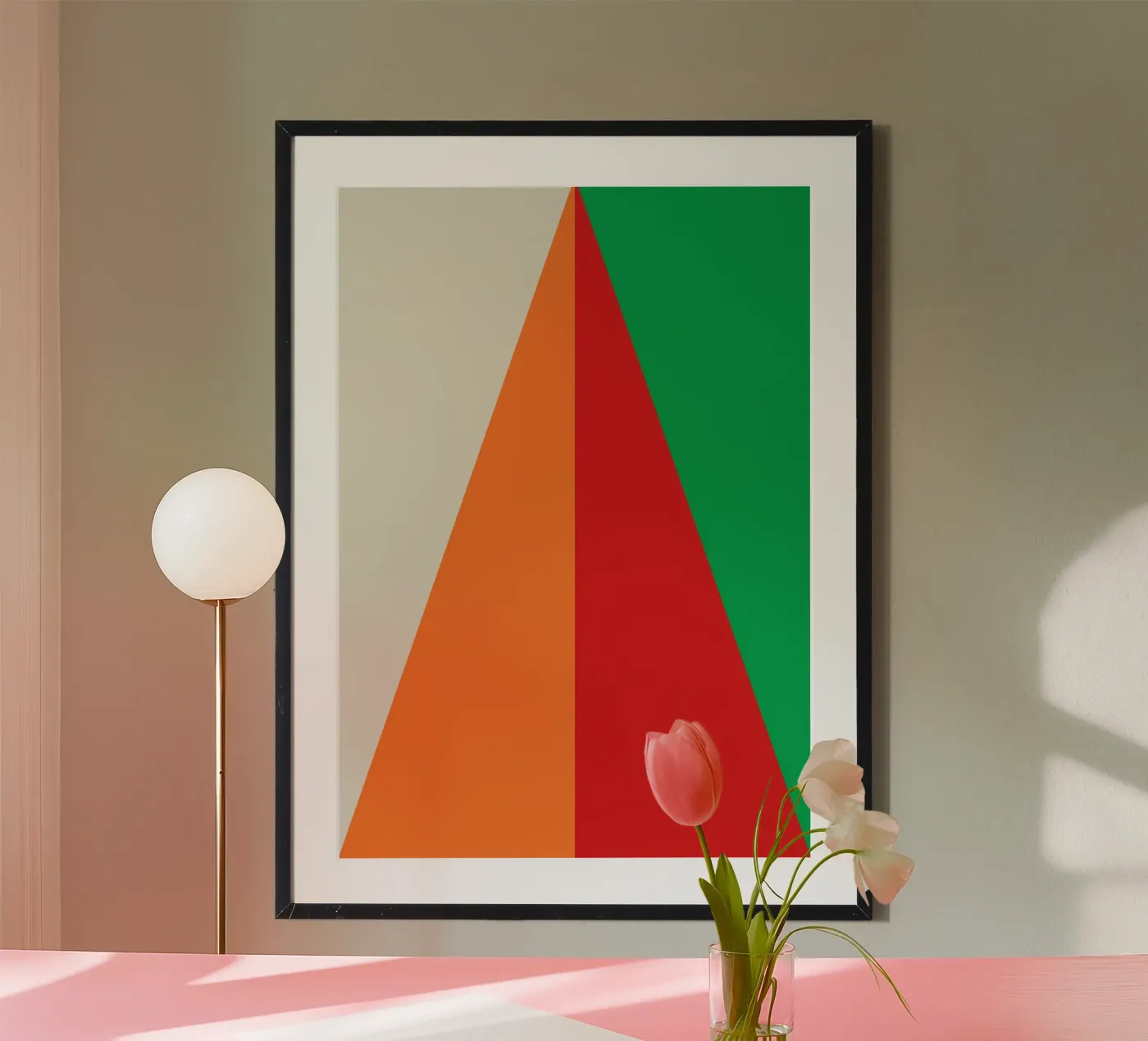 Triangular Essence poster van galihstudio