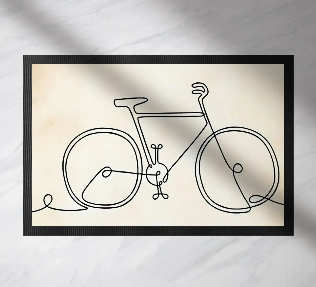 Fiets deurmat van Albert S Jacob