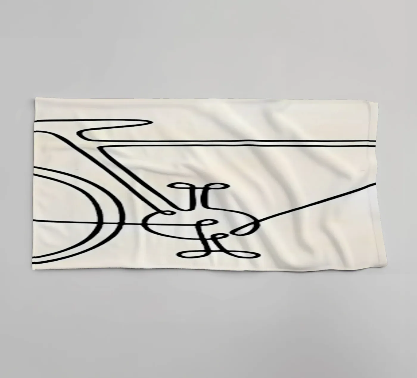 Fiets badhanddoek van Albert S Jacob