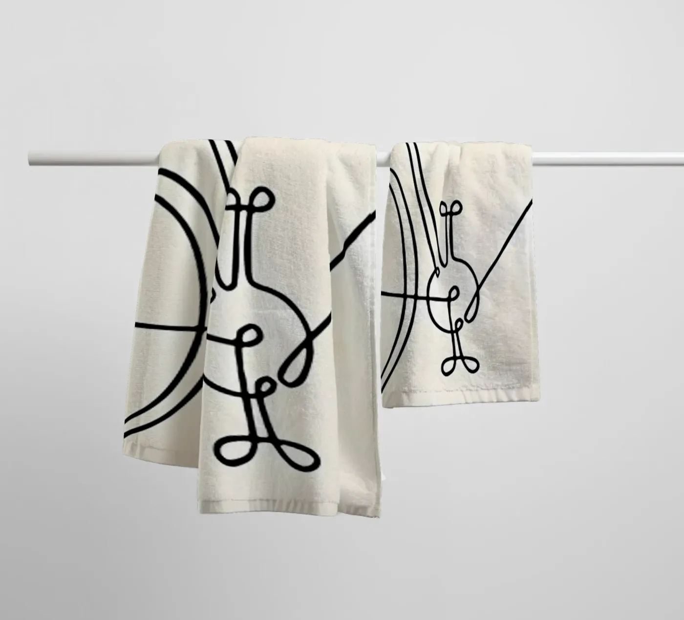 Fiets badhanddoek van Albert S Jacob