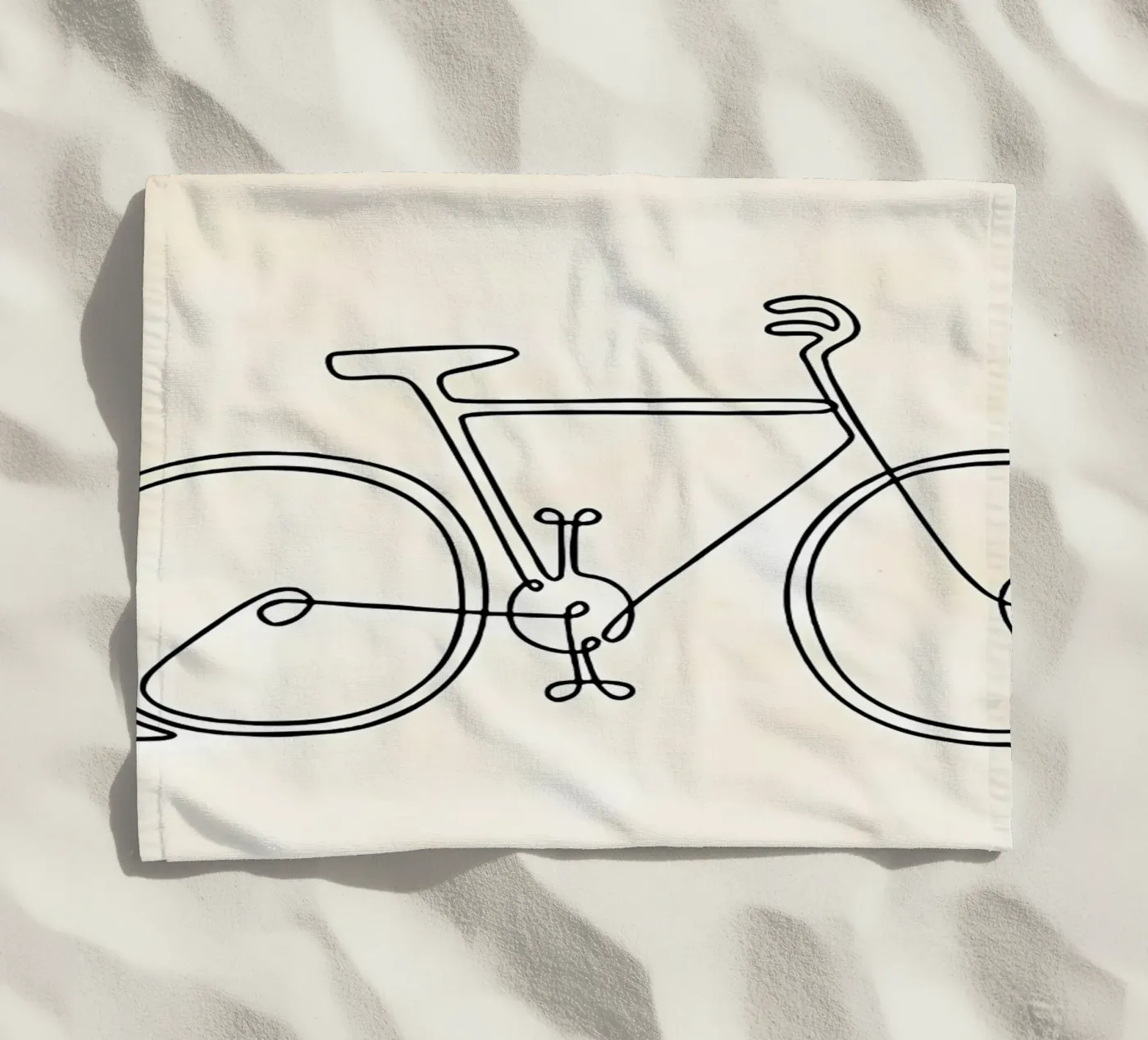 Bicicletta telo mare da Albert S Jacob