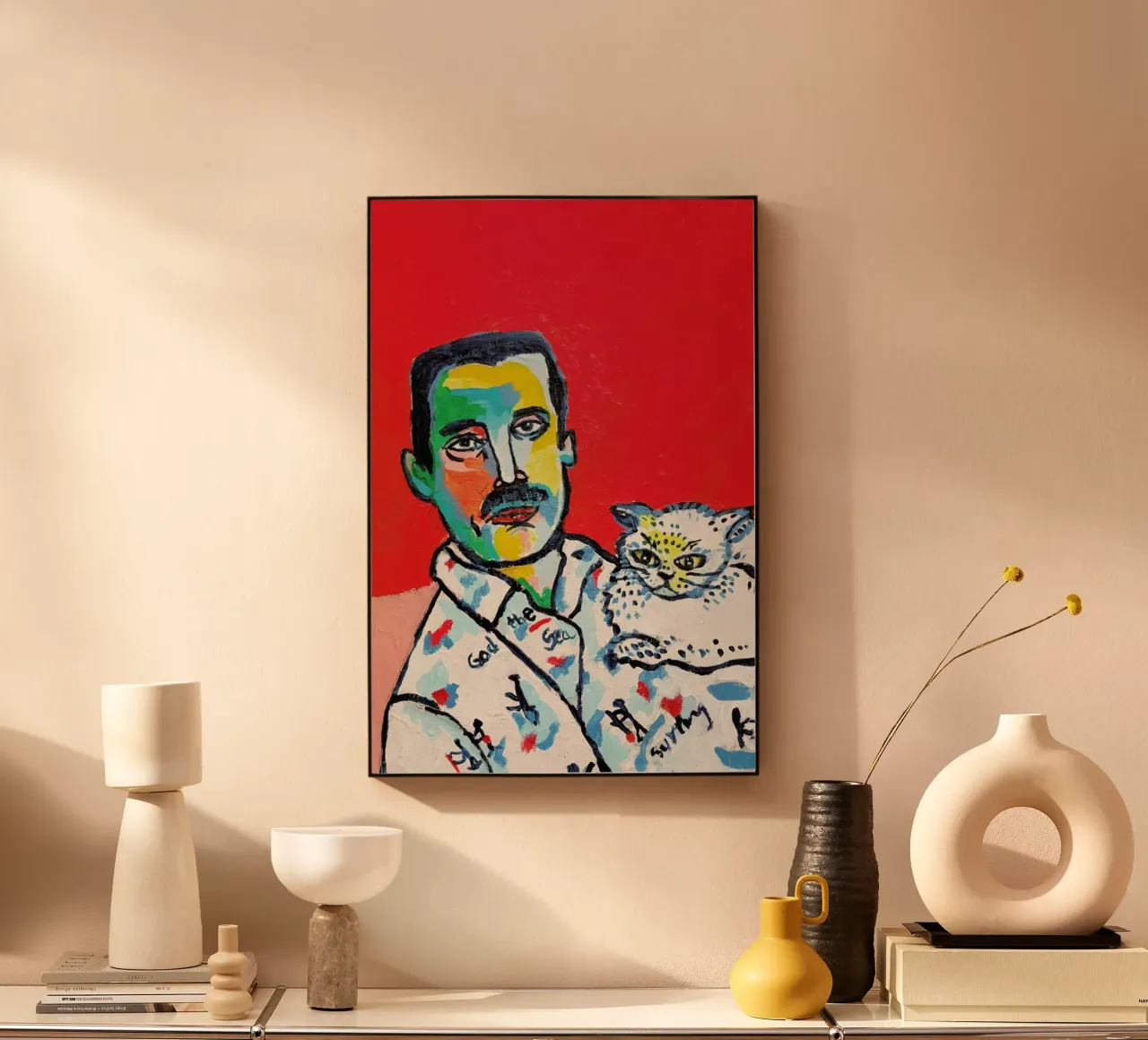 Freddy and Cat plexiglass da Blanca Nuñez Pozuelo