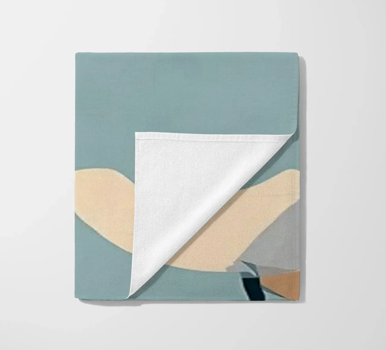 Abstract Art Flowers beach towel by Rebecca Clark Wyrick