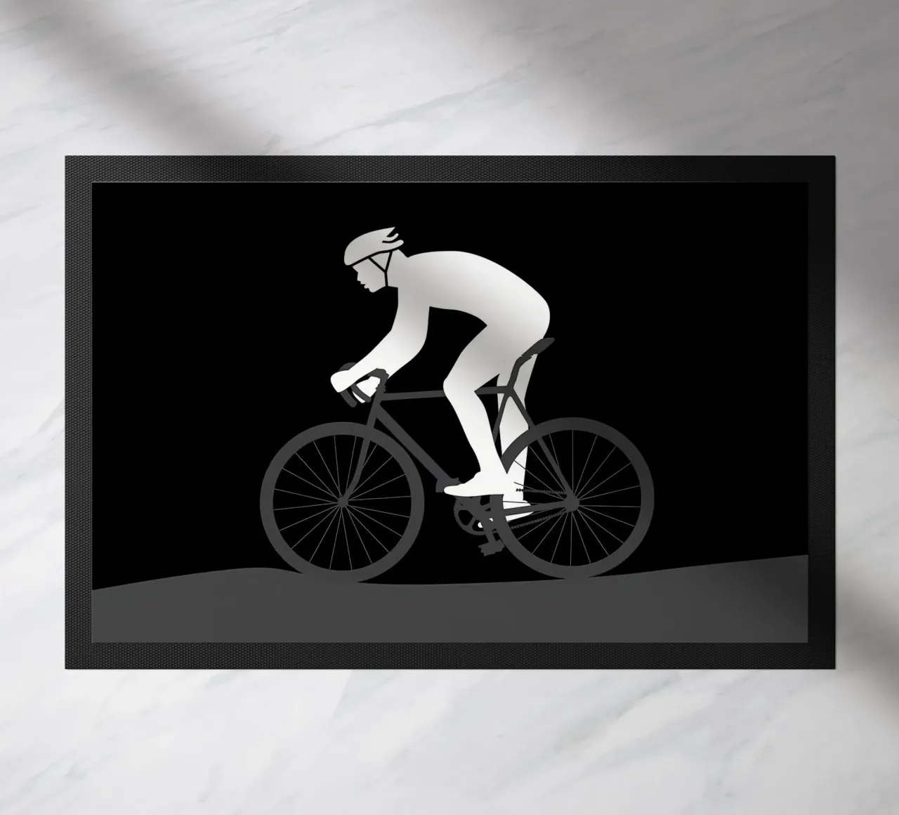 Fietsen deurmat van Albert S Jacob