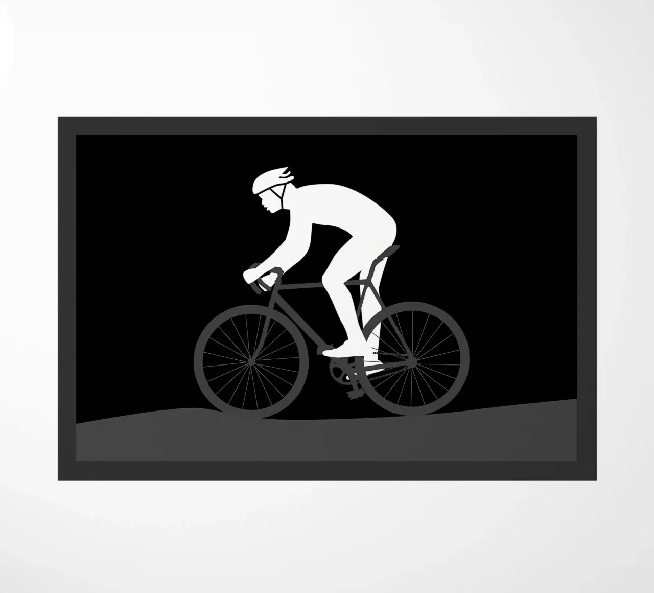 Fietsen deurmat van Albert S Jacob