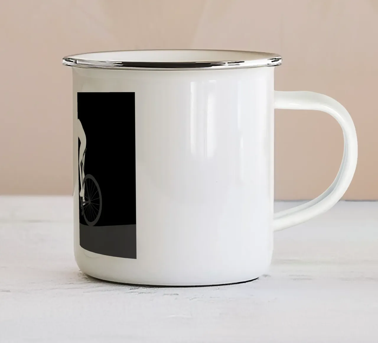 Ciclismo tazza in smalto da Albert S Jacob