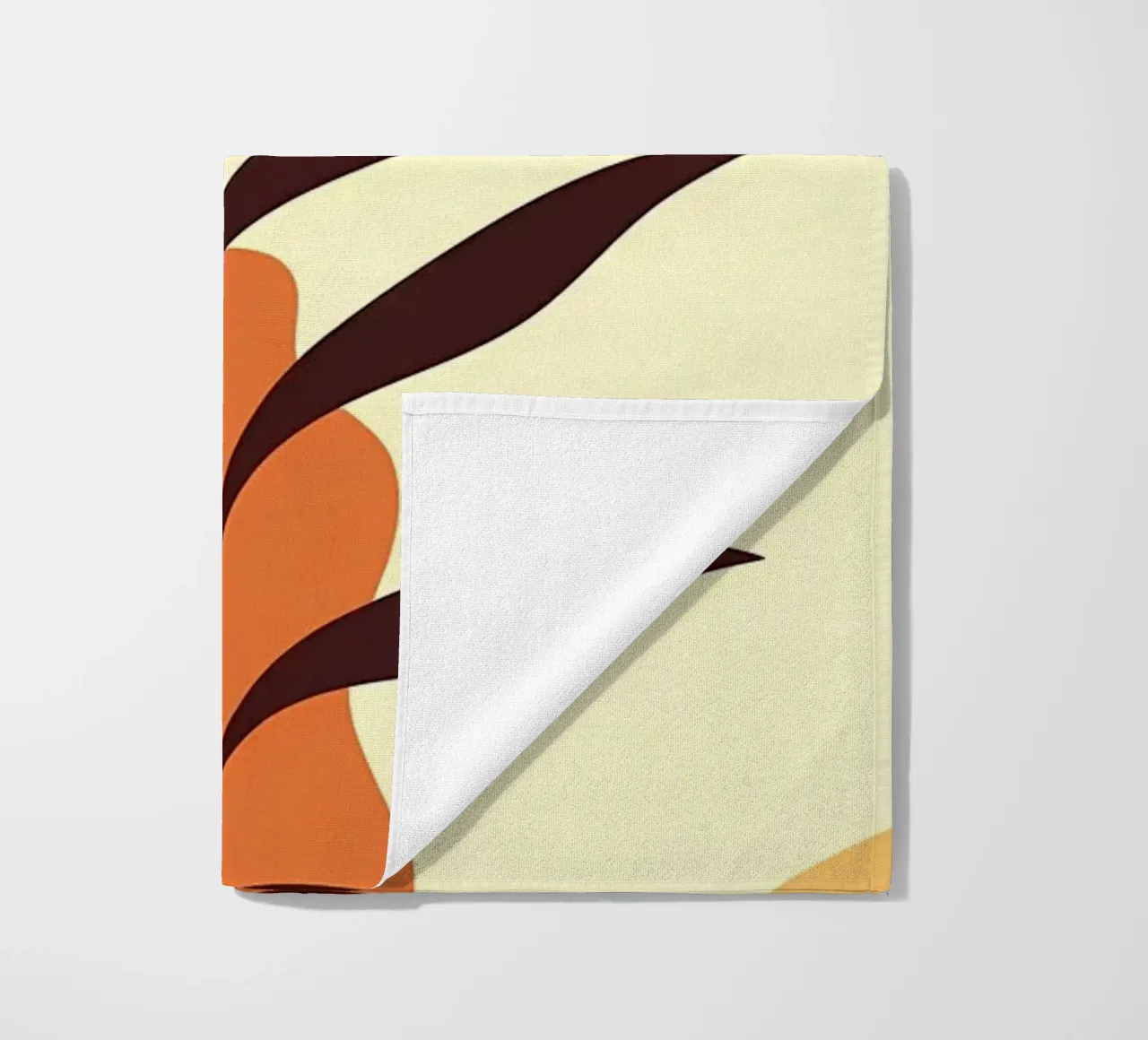 Forme di foglie scandinave telo mare da Rebecca Clark Wyrick