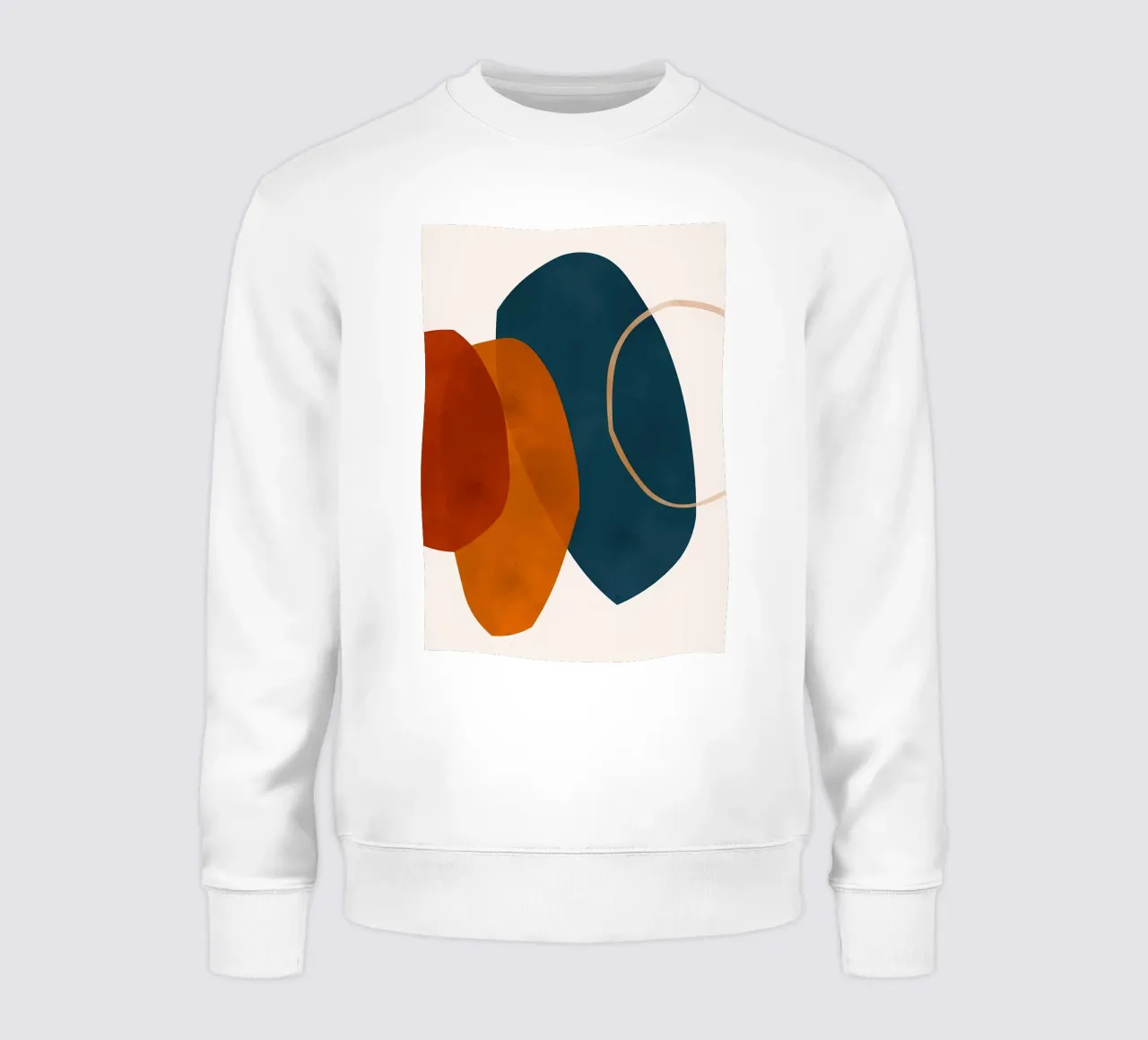 Expressionist boho 2 sweatshirt by Rebecca Clark Wyrick