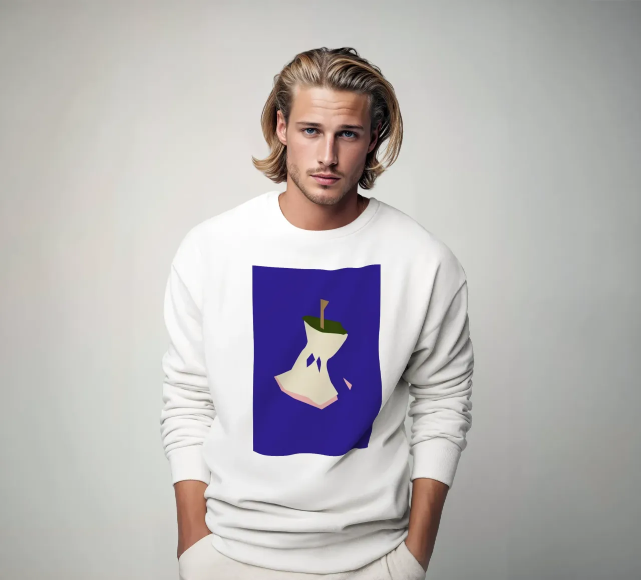 Apple felpa da Helena Ravenne