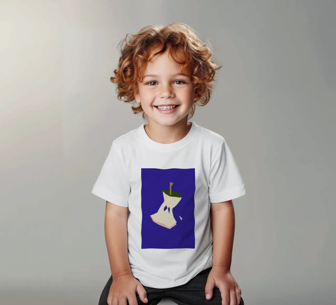 Apple t-shirt bambini da Helena Ravenne