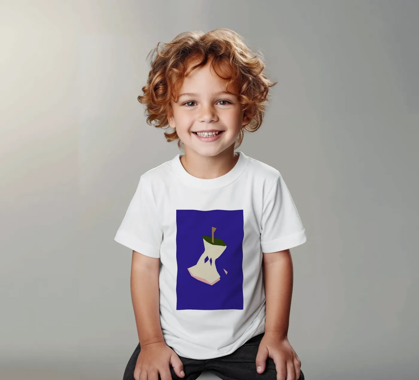 Apple t-shirt bambini da Helena Ravenne