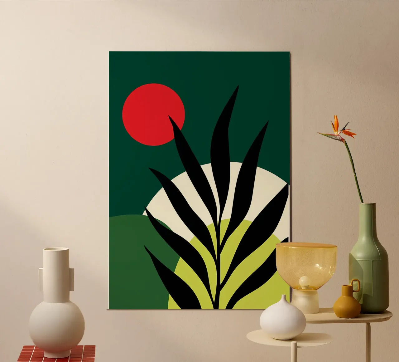 VASO DI PIANTA TROPICALE poster da Rebecca Clark Wyrick