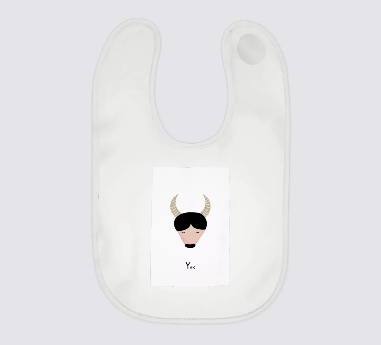 Y for Yak bavaglino da Little Flourishes