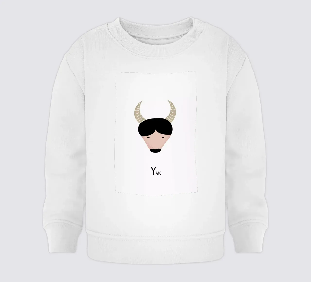 Y for Yak felpa neonato da Little Flourishes