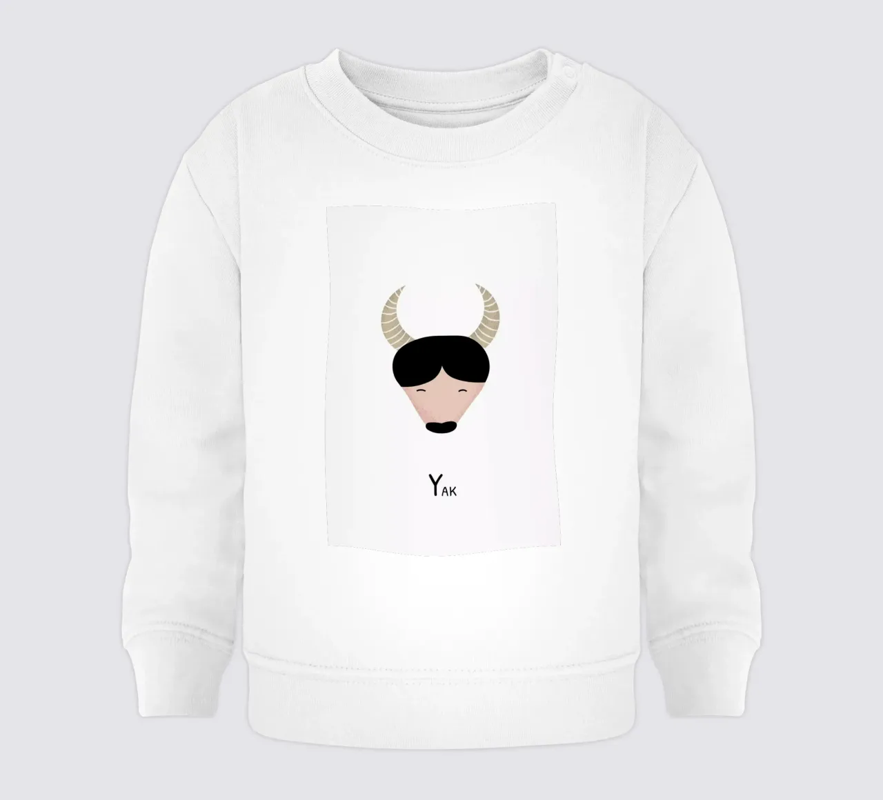 Y for Yak Baby Sweatshirt von Little Flourishes