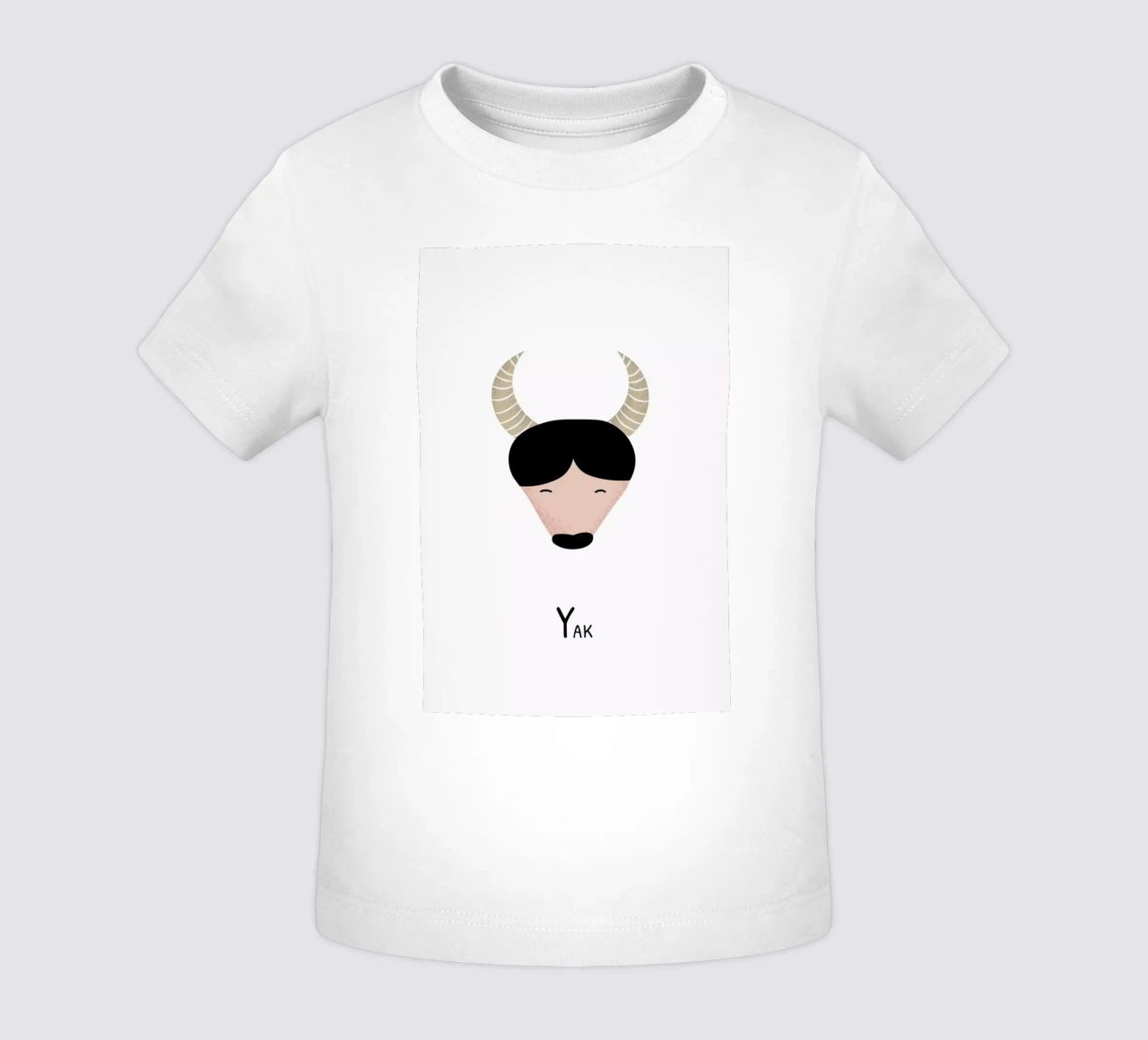 Y for Yak maglietta neonato da Little Flourishes
