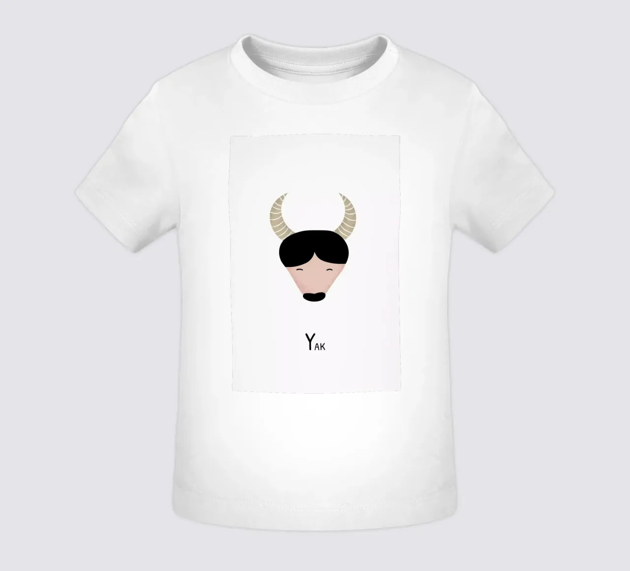 Y for Yak maglietta neonato da Little Flourishes