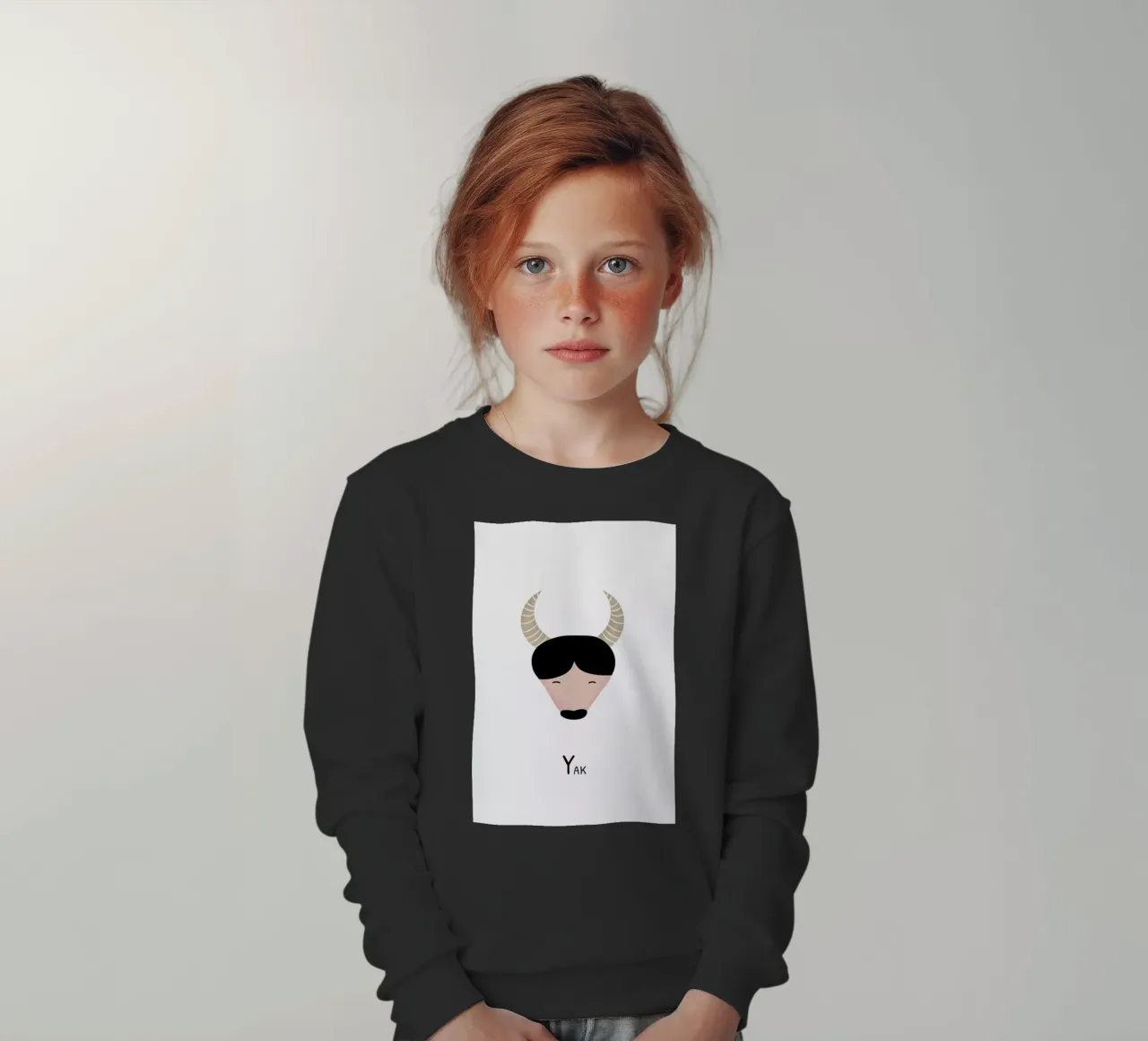 Y for Yak felpa bambino da Little Flourishes