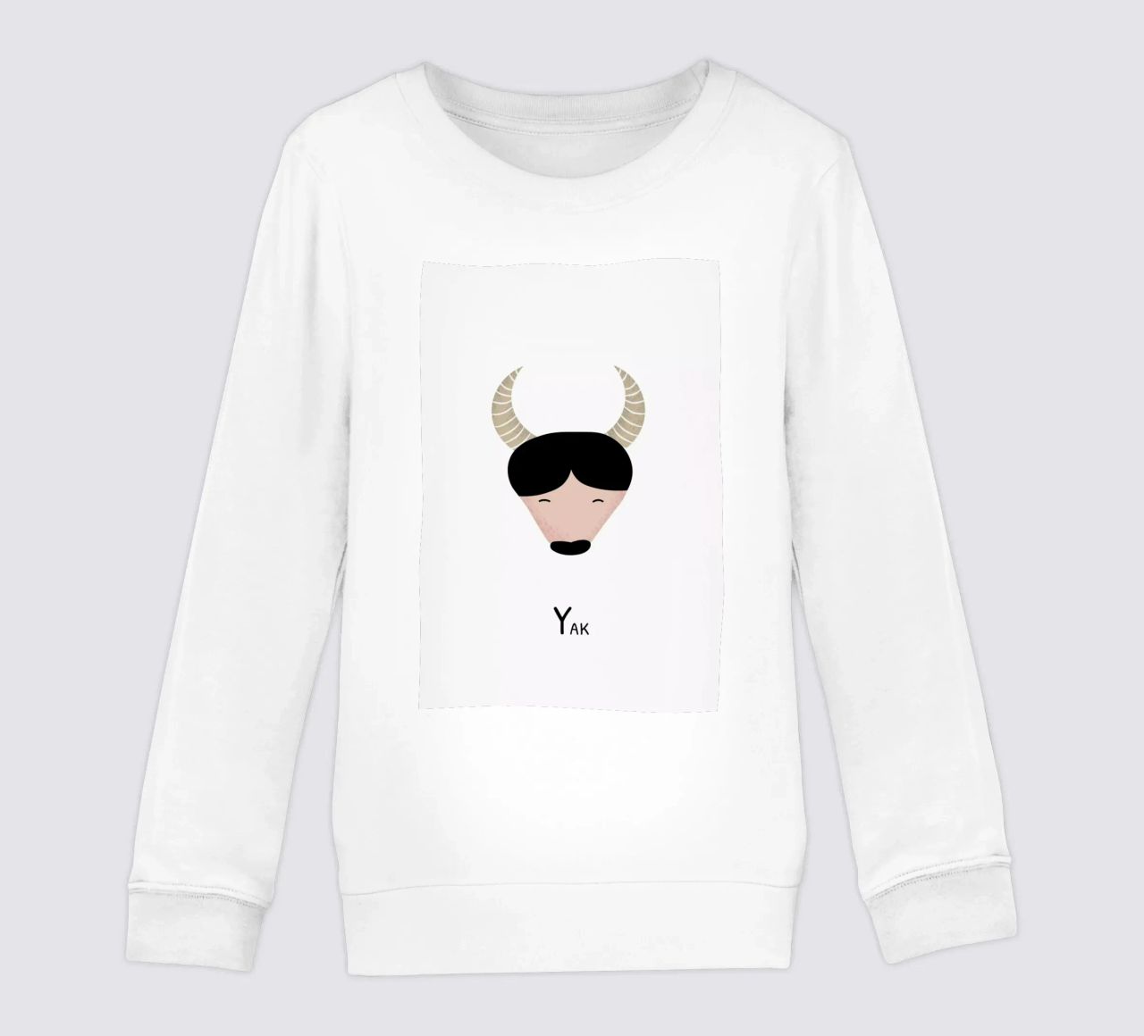 Y for Yak felpa bambino da Little Flourishes