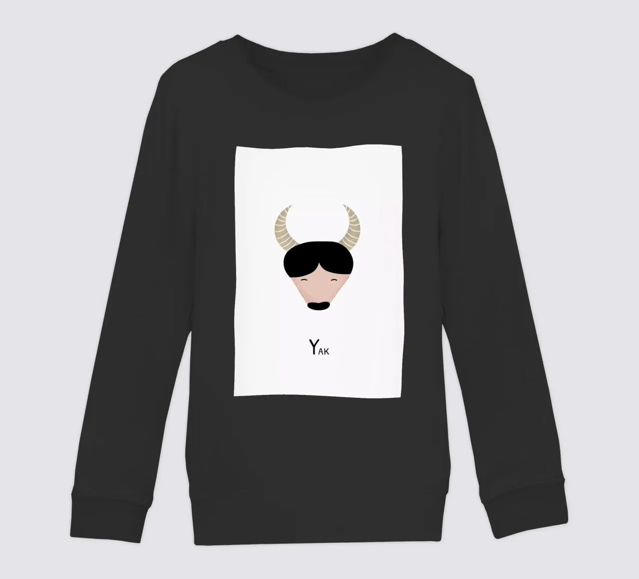 Y for Yak felpa bambino da Little Flourishes