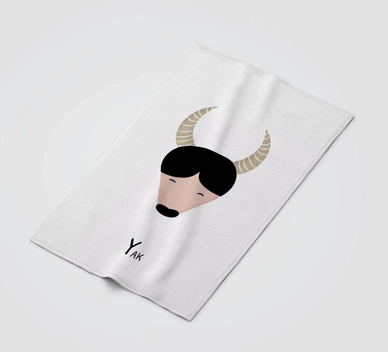 Y for Yak coperta in pile da Little Flourishes