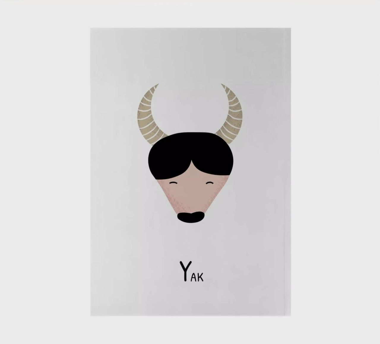 Y for Yak carnet de notes de Little Flourishes
