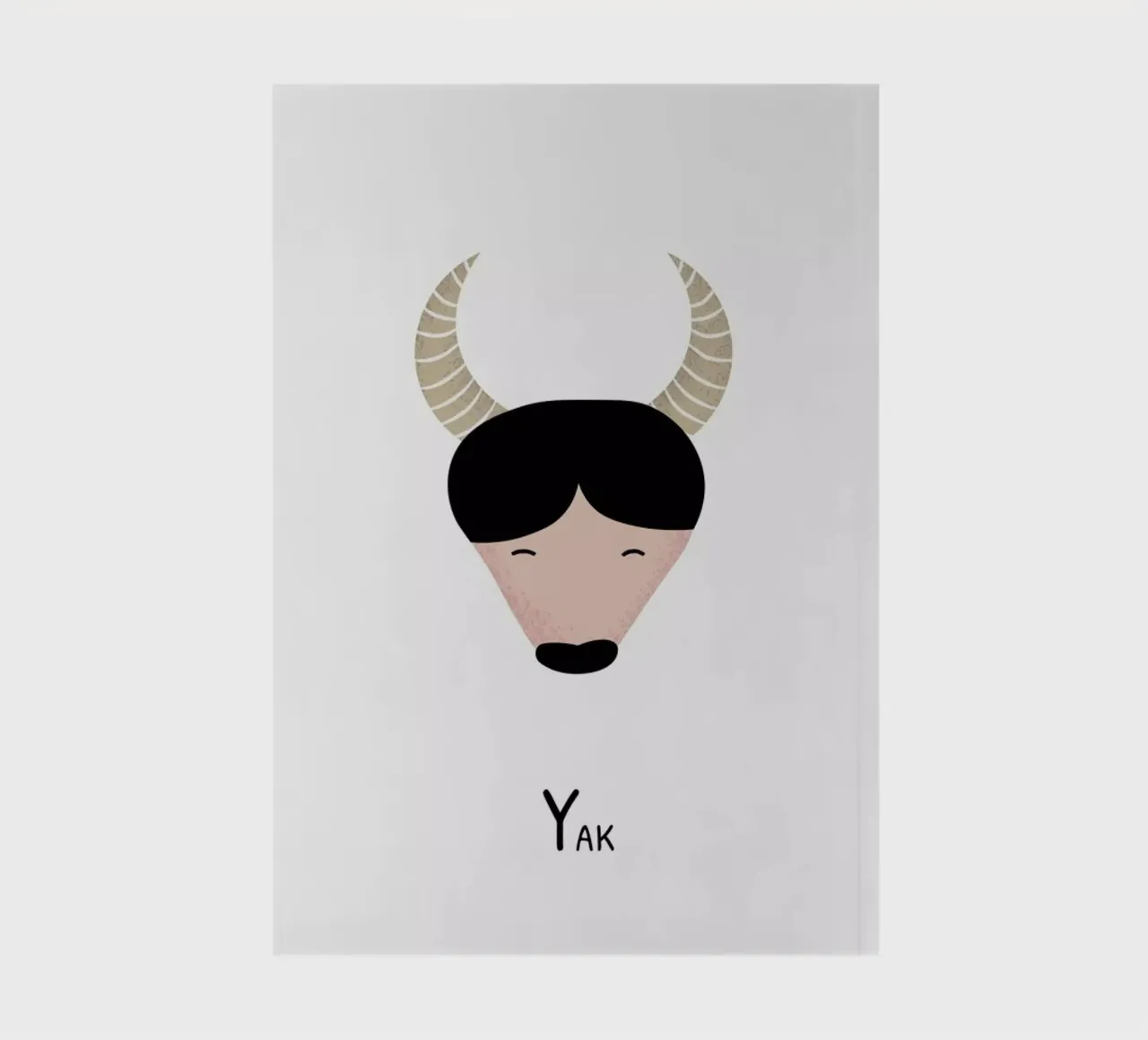Y for Yak cuaderno de Little Flourishes