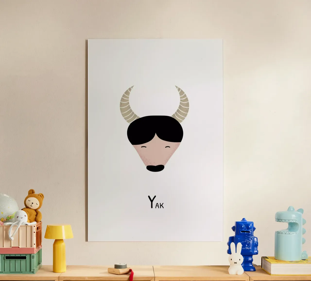 Y for Yak plexiglass da Little Flourishes