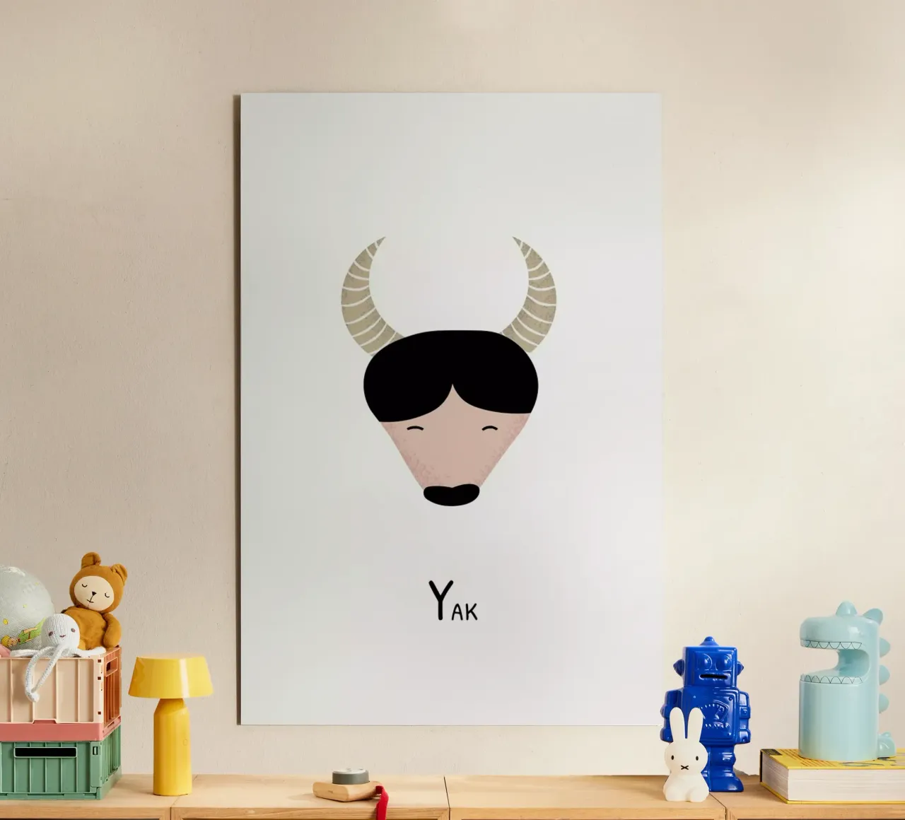 Y for Yak pannello forex da Little Flourishes