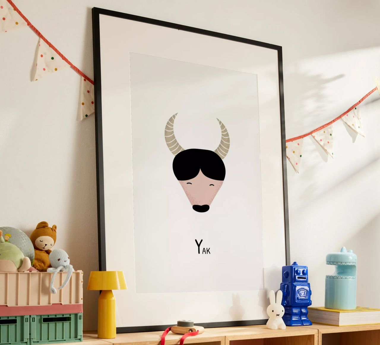 Y for Yak poster da Little Flourishes