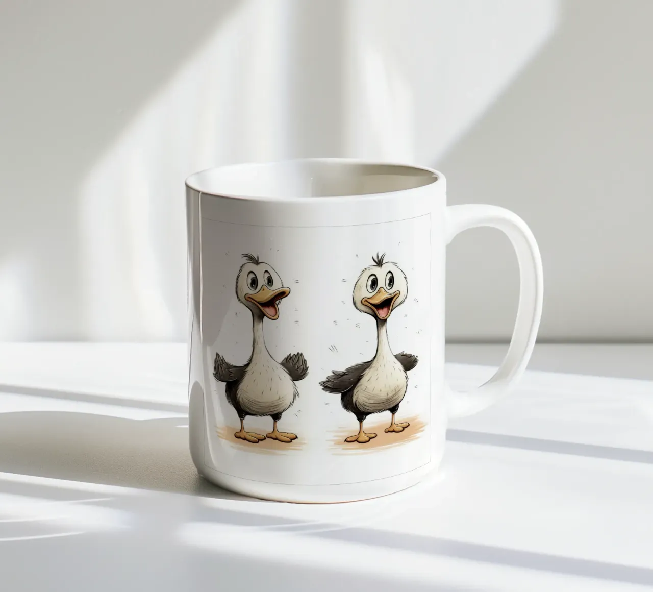 Retro Goose Duo tazza in ceramica da Funny Animals