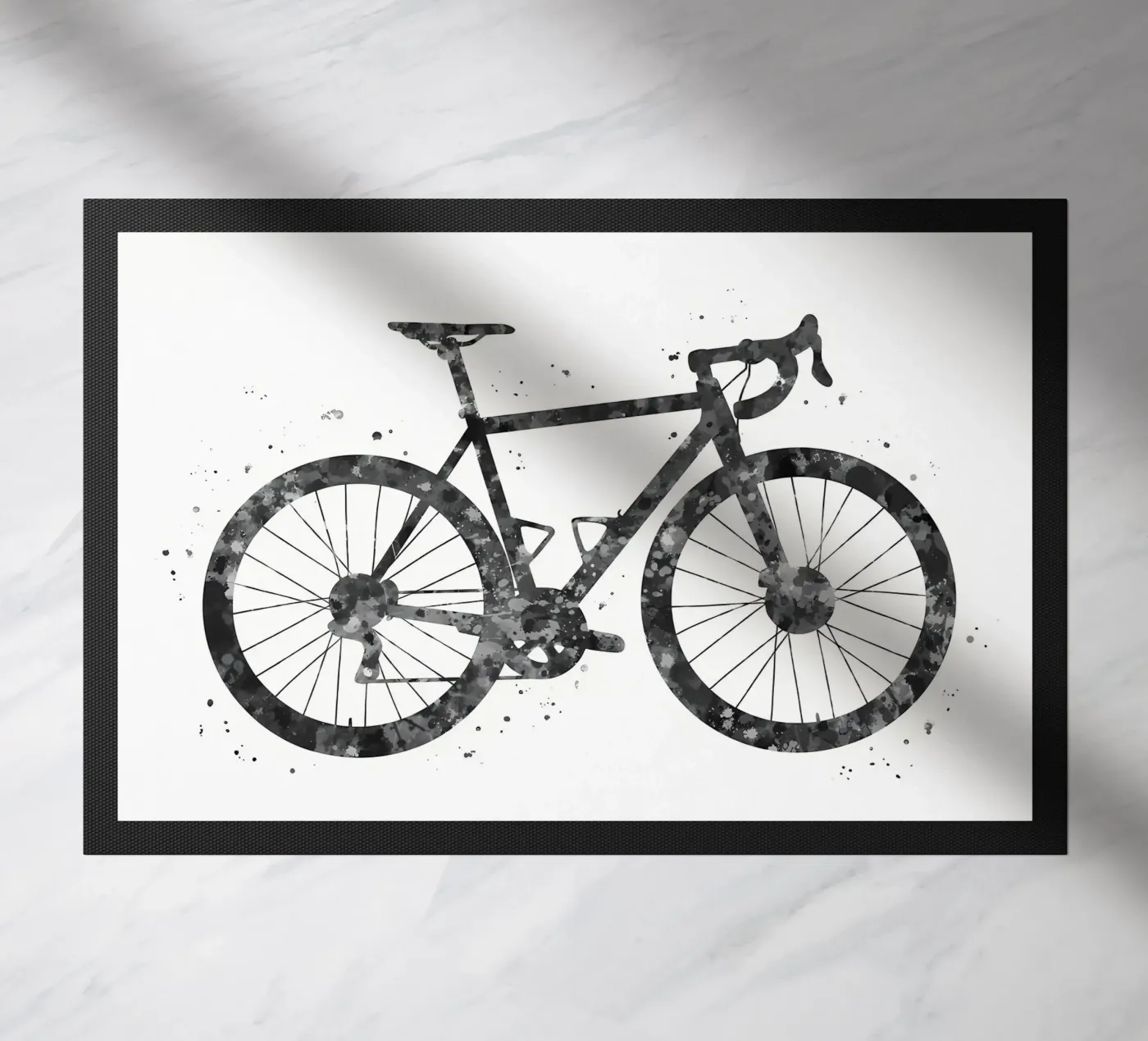 Road bike deurmat van Albert S Jacob