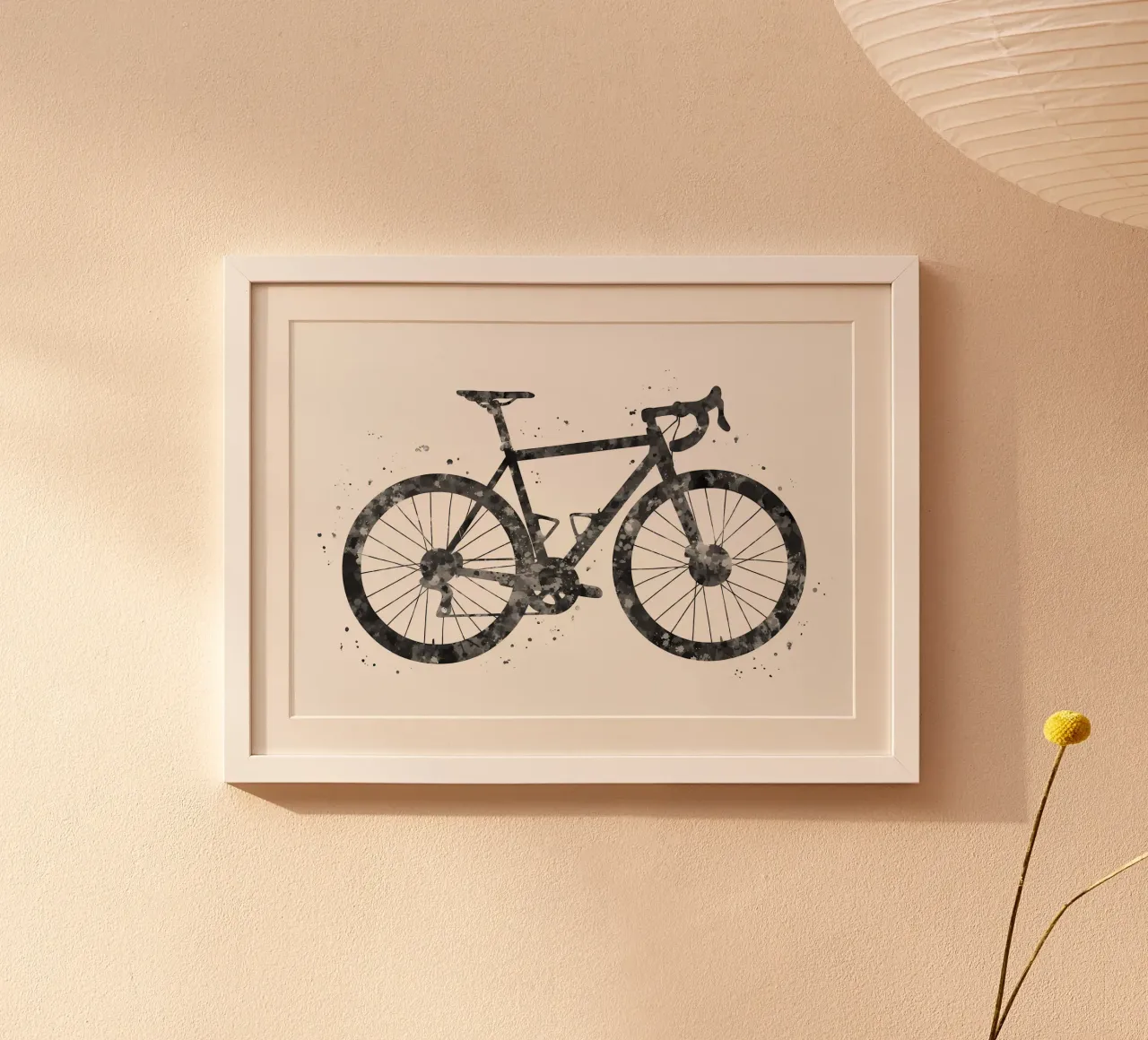 Bicicletta da strada poster con telaio in alluminio da Albert S Jacob