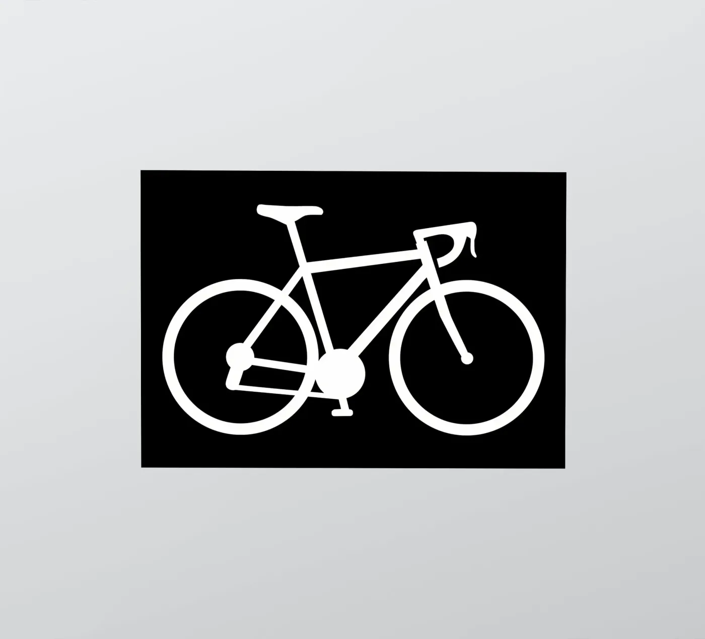 Fiets sticker van Albert S Jacob