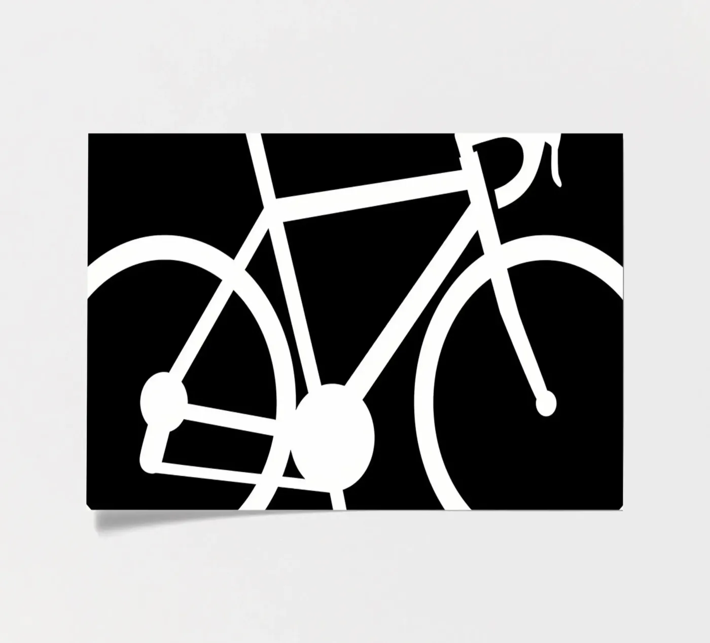 Fiets stickervel van Albert S Jacob