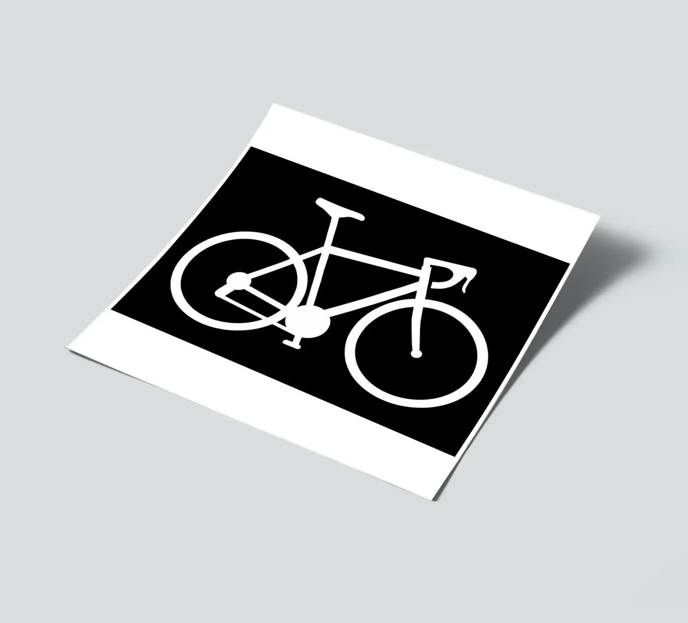 Fiets stickervel van Albert S Jacob