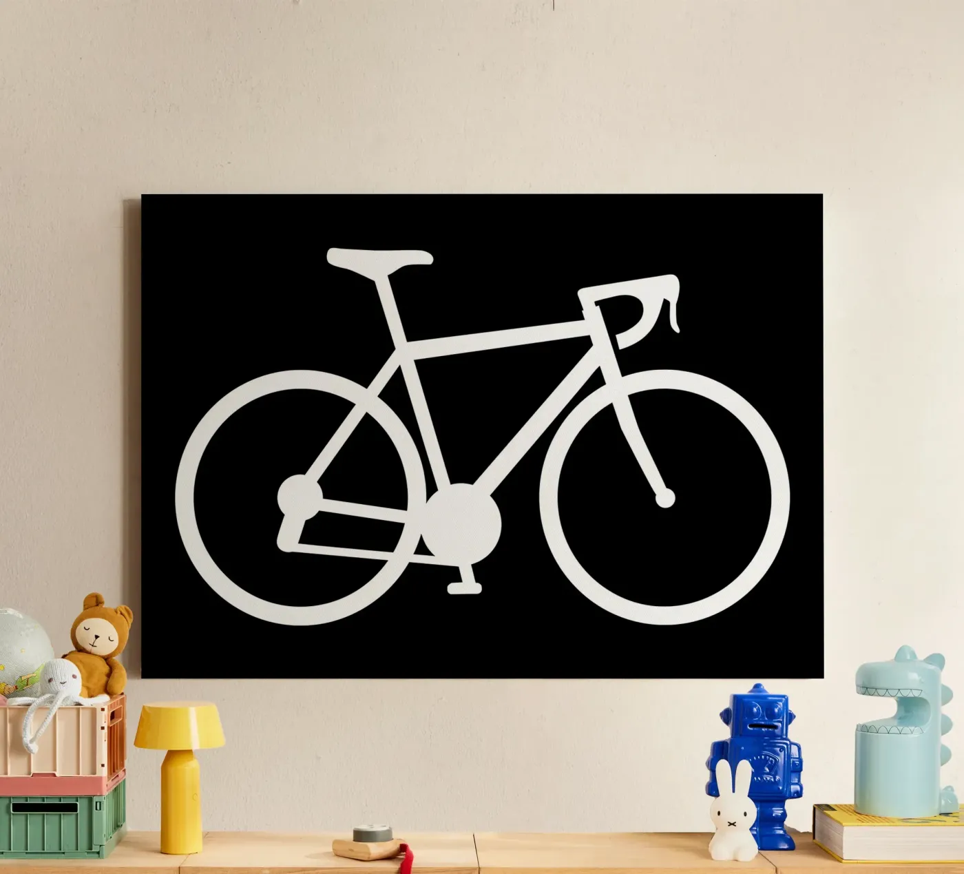 Fiets canvas van Albert S Jacob