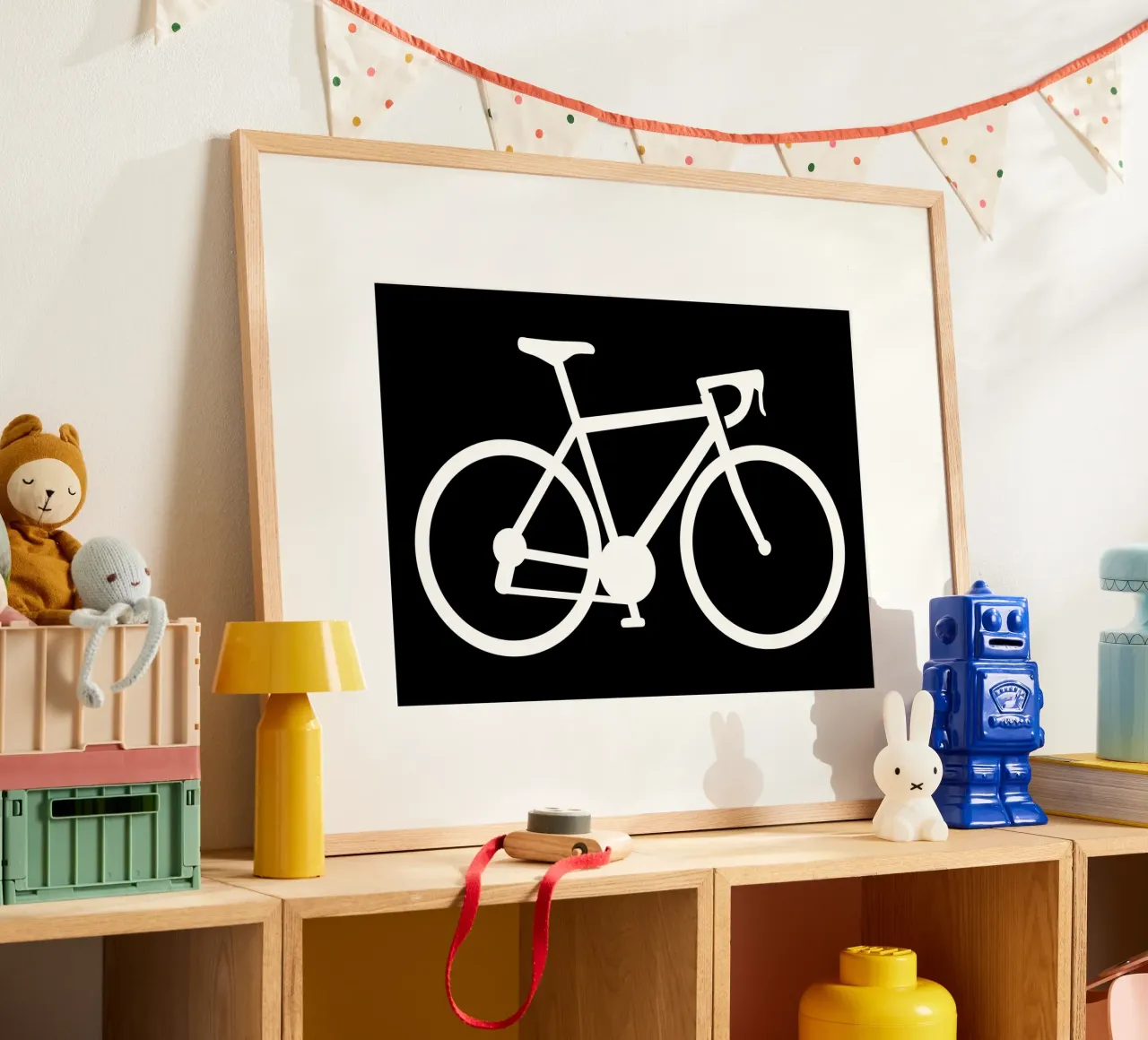 Fiets poster van Albert S Jacob