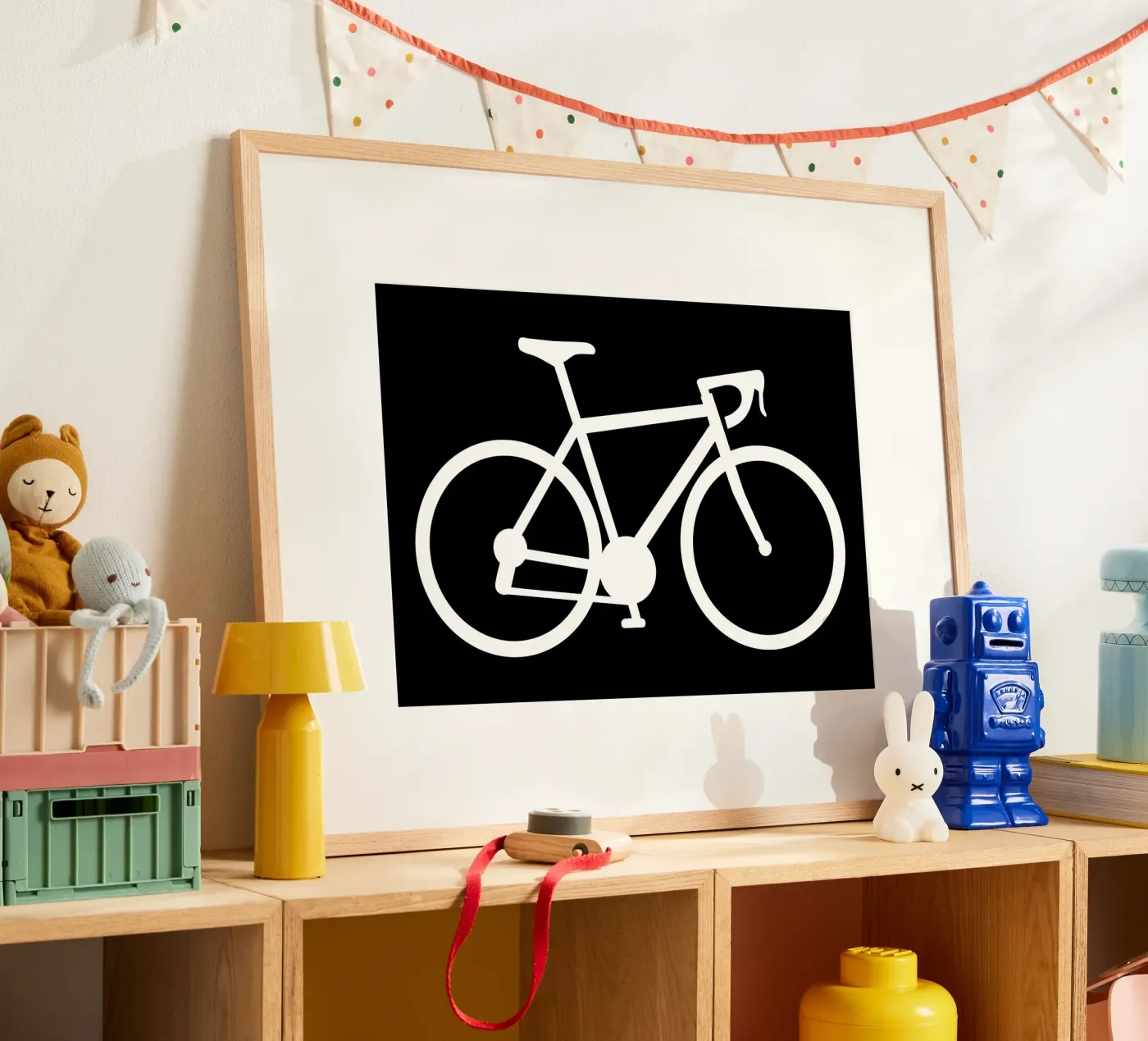 Fiets poster van Albert S Jacob