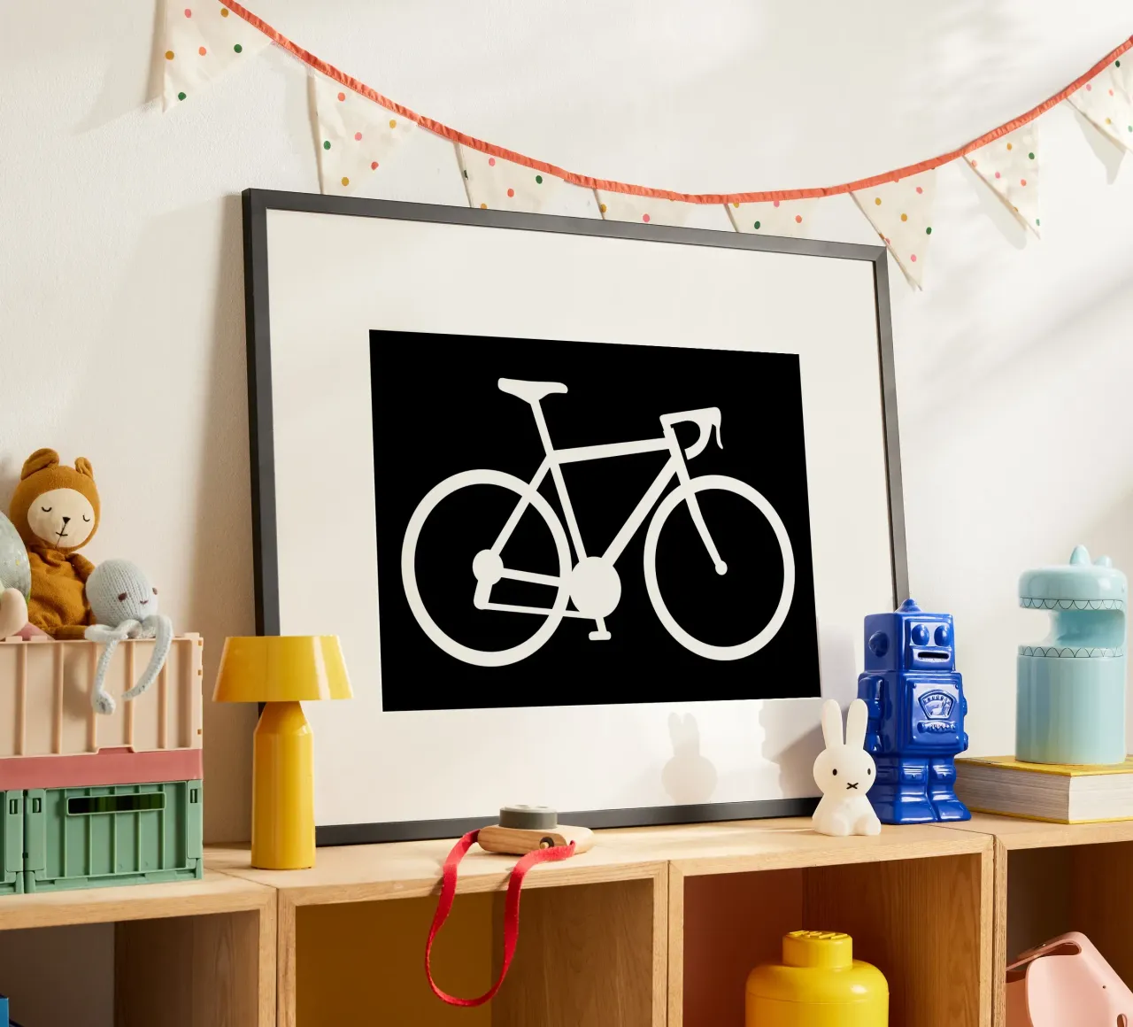 Fiets poster van Albert S Jacob